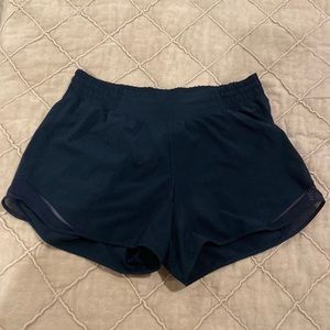 Lululemon Hotty Hot High Rise 4 inch Shorts (True Navy)